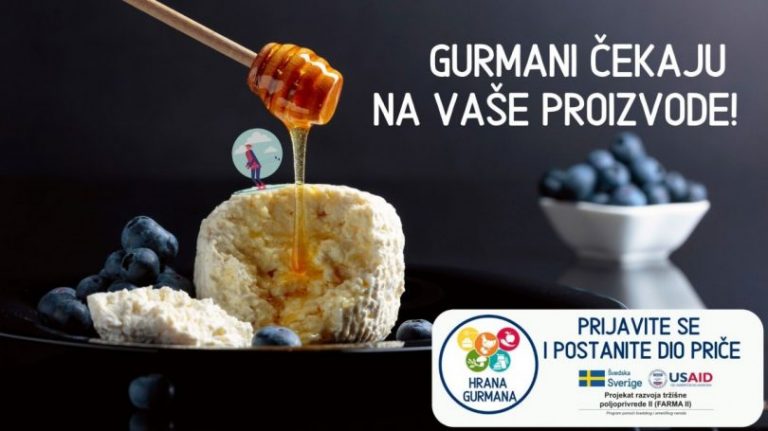 Read more about the article Sweden/USAID FARMA II projekt poziva male biznise da se uključe u kampanju Hrana Gurmana