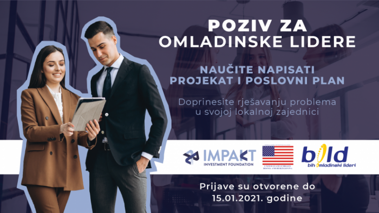 Read more about the article Poziv za učešće u Programu jačanja kapaciteta omladinskih lidera u oblasti poduzetništva i projektnog menadžmenta