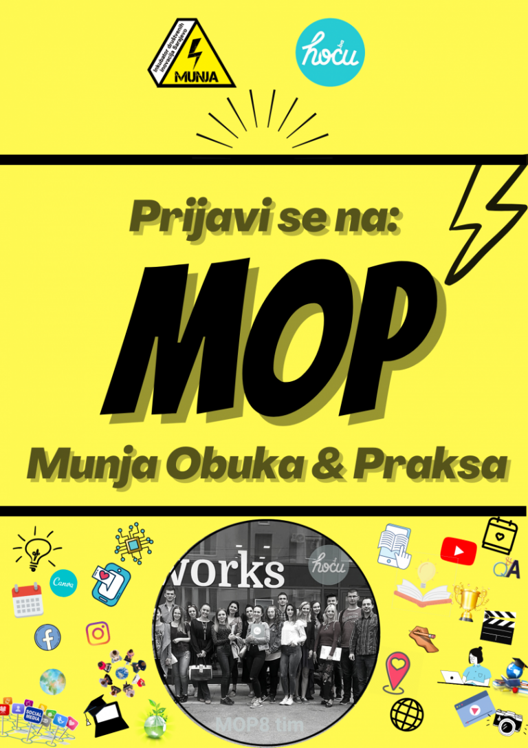 Read more about the article Poziv za studente: MUNJA OBUKA & PRAKSA XI generacija
